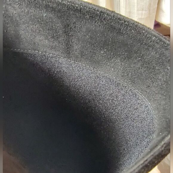 NWT La Canadienne Black Suede Riding Boots Women’s 6W – Quiet Luxury Waterproof - Picture 7 of 10